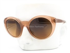 Ralph Lauren RL 8104W 5025/3C Sunglasses Vintage Crystal Peach Brown Glass Lens
