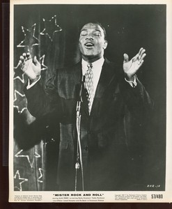 MISTER ROCK and ROLL Original 1957 8 x 10 Teen Movie Still CLYDE McPHATTER vv
