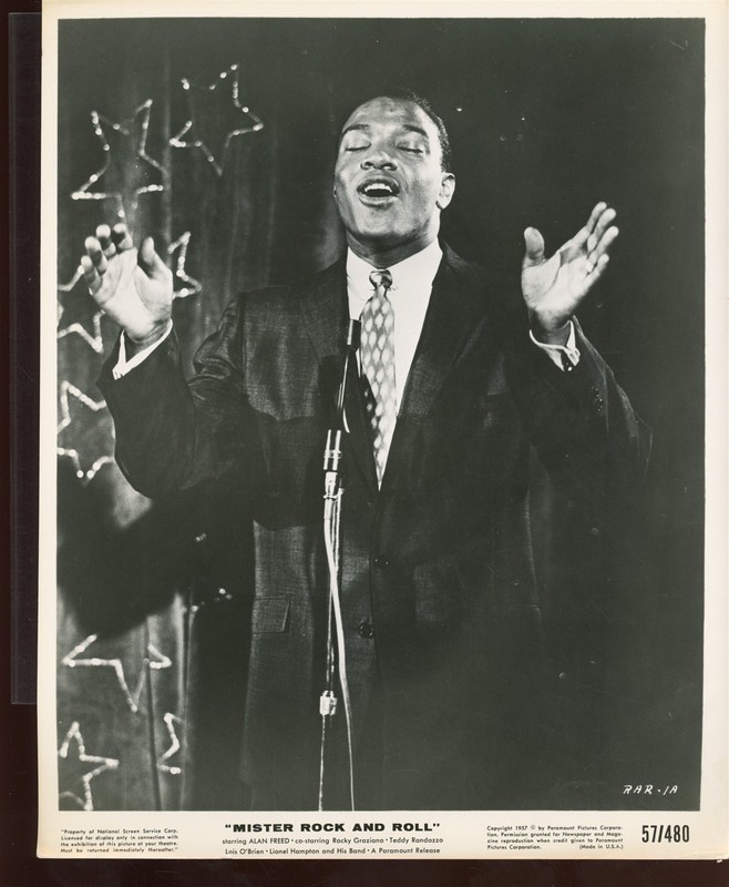 MISTER ROCK and ROLL Original 1957 8 x 10 Teen Movie Still CLYDE McPHATTER vv