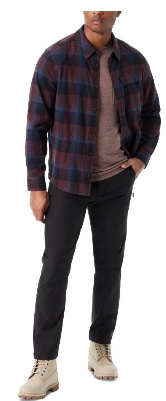 BASS OUTDOOR Men's Stretch Flannel Button Down Shirt, Fudge,XXL
Opens in a new window or tab