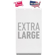 Dog Door Replacement Flap 9.75x17in Weatherproof Aluminum for Large Pets White