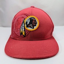 Washington Redskins Vintage Burgundy Big Logo Y2K NFL Reebok Fitted Hat Cap
