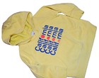 K8 2018 OLD NAVY 12-18M CALIFORNIA Yellow Pullover Hoodie Hooded Sweatshirt — photo 1