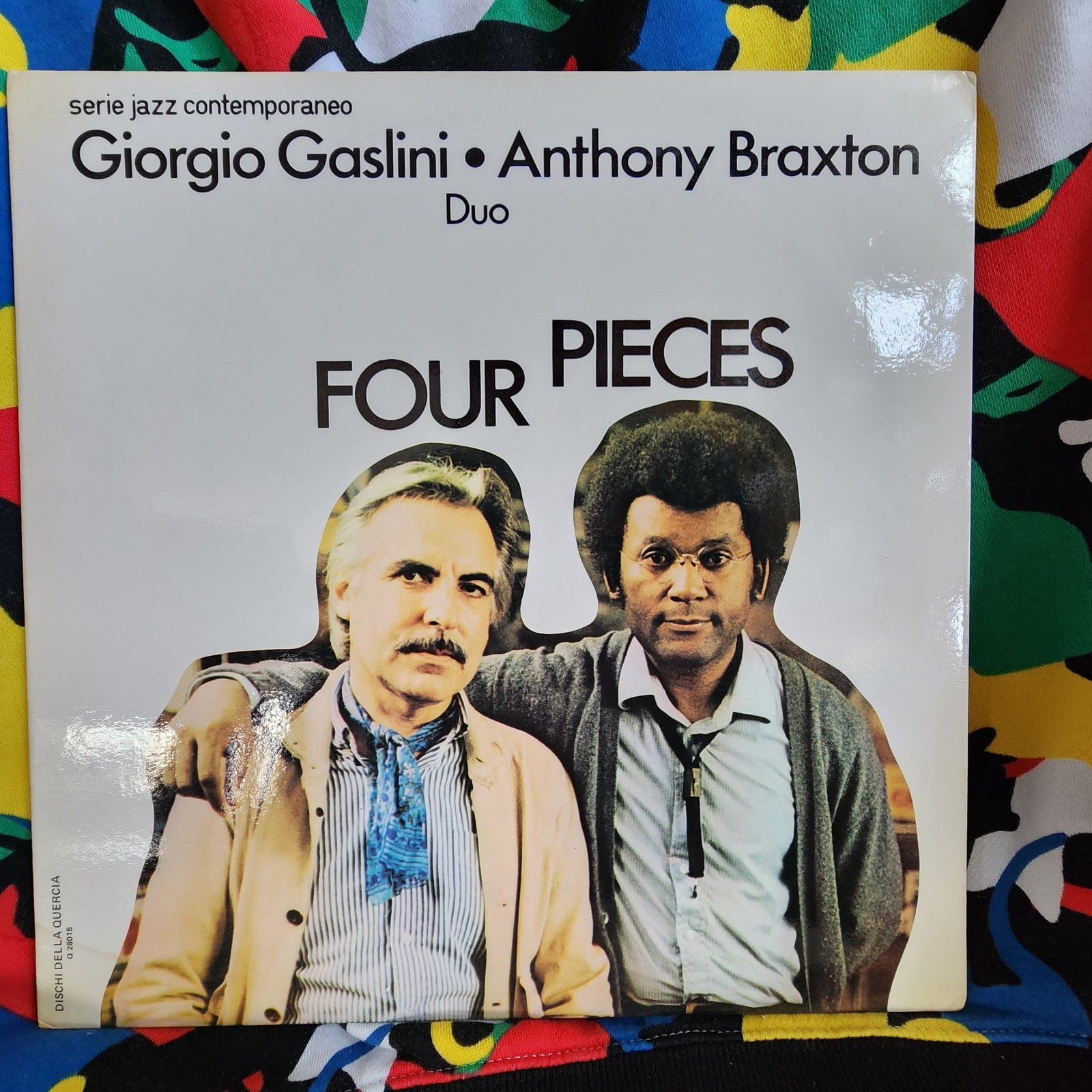 Giorgio Gaslini Anthony Braxton Four Pieces Jazz LP Q 28015 VG+ Vinyl Gld Stmp