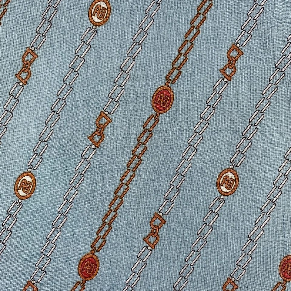 Lenço de pescoço vintage Paolo Gucci bandana bolso quadrado - Imagem 3 de 4