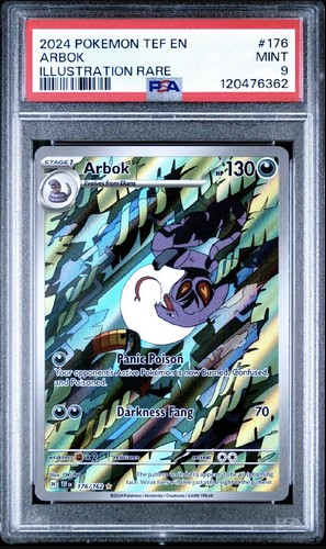 Arbok graded PSA 9 for sale on eBay