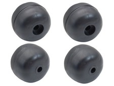 4x Ruotino Base Deckrad Da 2003 Adatto per Honda HF2417HM Trattorino Tagliaerba