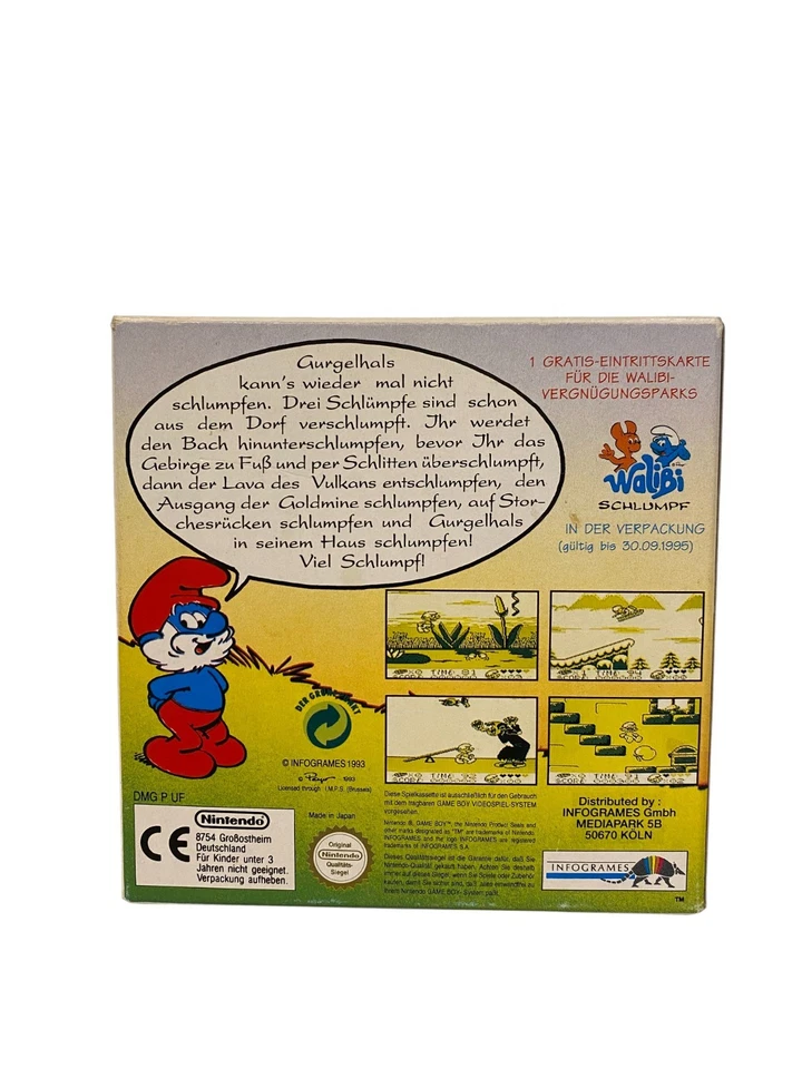 Die Schlümpfe | Nintendo Game Boy Spiel | inkl. OVP & Anleitung - Bild 2 von 3