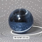 20" Disco Ball Large Mirror Ball Glass Tiles for Wedding DJ Stage Event Blue — photo 9