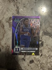 2024-25 Bowman University Chrome - Patrick Ngongba #58 Purple Lava Refractor...