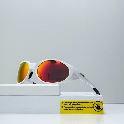 Oakley Eye Jacket Redux OO9438 White Frame Galaxy Ruby Polarized