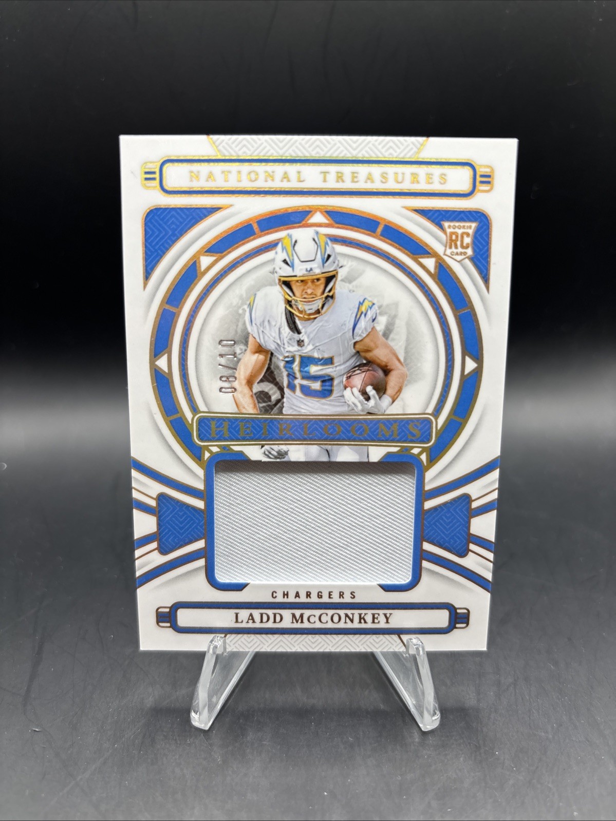 2024 Panini National Treasures /10 Gold LADD MCCONKEY Heirlooms RC Patch SSP JH6