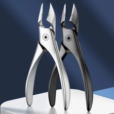 Stainless Steel Manicure Fingernail Toenail Cuticle Nipper Dead Skin Remover Tri