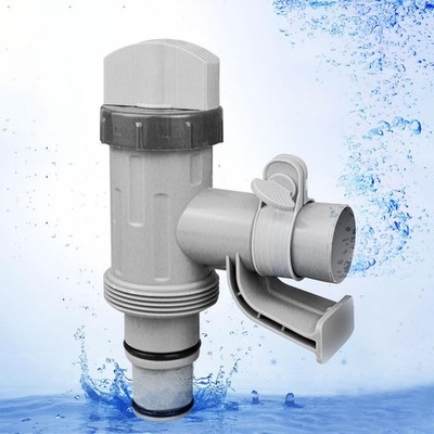 Plunger Valve with Holder for Intex Above Ground Pools 6.2 inches, 1 Pack