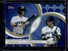 2024 Topps Dynamic Duals Sal Frelick Christian Yelich Sapphire Foil #/25 Brewers