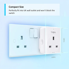 Tapo P100 Smart Wi-Fi Plug (2-Pack) with Voice Control & Scheduling Features