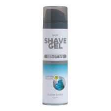 MENS SHAVE GEL SENSITIVE WITH ALOE VERA SKIN PROTECT SILKY SMOOTH  200ML 54.95 per litre