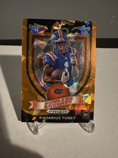 Kadarius Toney 2021 Panini Prizm Draft Picks - Crusade Orange Ice #176 Florida 