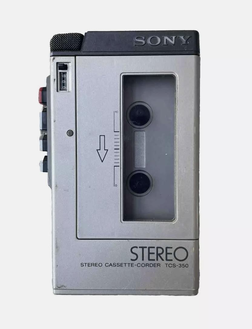 SONY TCS-350 ステレオカセットコーダー 録音不可 再生OK 1980s Sony Walkman Portable Cassette Tape Player/Recorder (TCS-350