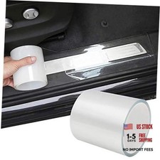 Universal Car Door Edge Guard Door Sill Protector, 4In x 33Ft Transparent