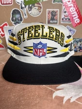VIntage Pitts Steelers Logo Athletic Diamond cut Snapback hat