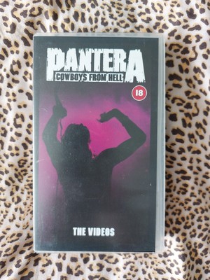 Vintage VHS Pantera Cowboys From Hell The Videos 1991