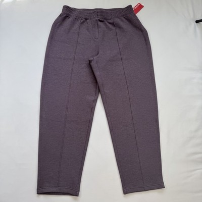 NEW Spanx Brushed AirEssentials Slim Straight Pant SIZE XL Heather Storm