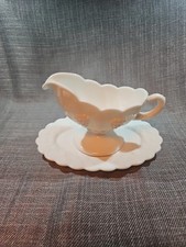 Westmoreland Milk Glass Gravy Boat Sauce Paneled Grapes 8" Long EUC