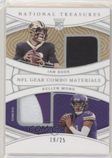 2021 Panini National Treasures Holo Silver /25 Ian Book Kellen Mond #RG-IK s3g