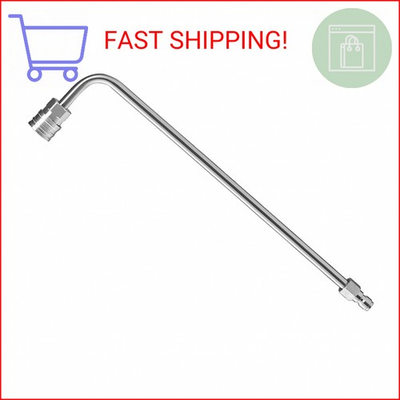 #ad M MINGLE Pressure Washer Wand Extension 90 Degree Curved Angled Undercarriage $15.90
