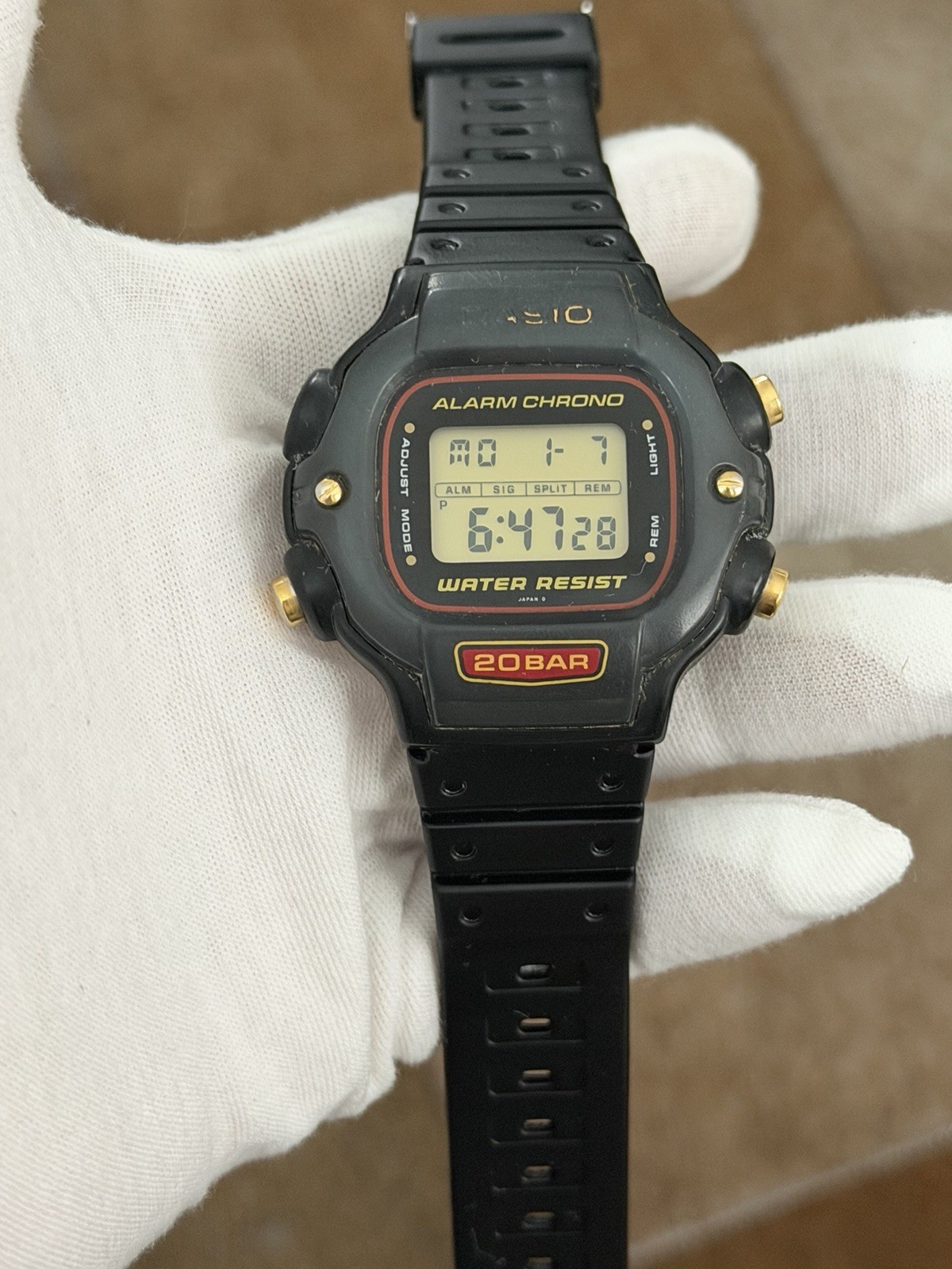 Rare Vintage Casio DW-340 Men’s Digital Diver Sports Watch JDM 1990s Module 1000