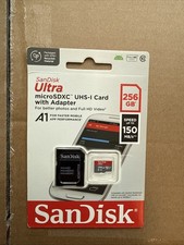 SanDisk micro SDXC 256 Ultra Memory Card UHS-I with Adapter Full HD 150MB/s A1