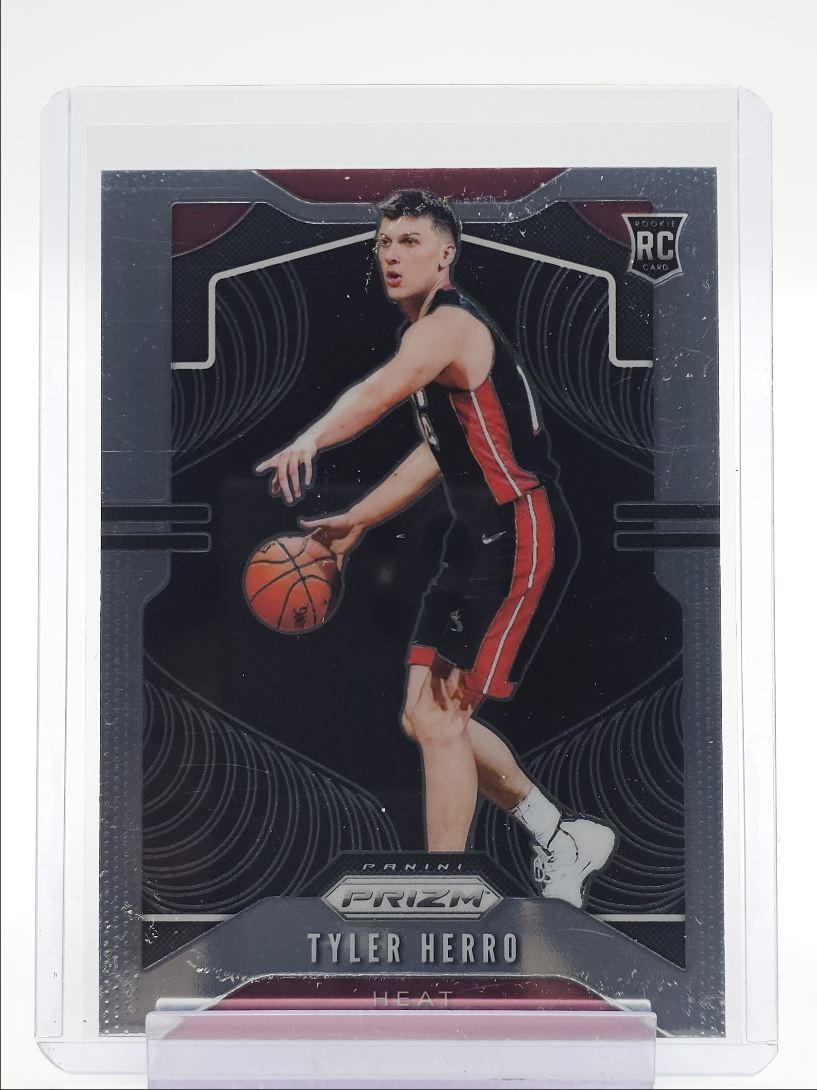 TYLER HERRO 2019-20 PANINI PRIZM ROOKIE BASKETBALL MIAMI HEAT #259 RC Q0757