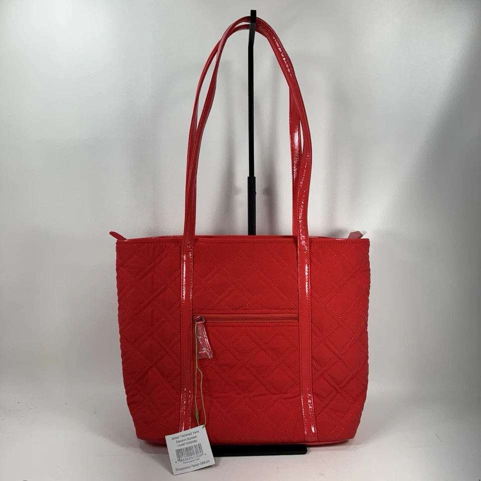 Nuevo Bolso Vera Bradley Canyon Patrón Puesta de Sol Cuero Recortado Vera Nuevo con Etiquetas Foto 3 de 4