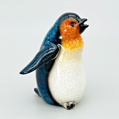 Ebros Antarctica Ice Habitat Cute Emperor Penguin Chick Miniature Figurine