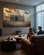 monTEK Heavy Duty TV Wall Mount 37-90” Full Motion Dual Arm up to 165 lbs