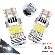 7440 7441 7444 992 W21W T20 LED Bulb 600 Super Bright 4000 Lumen 7443 White
