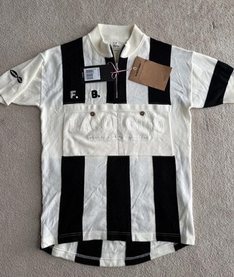 Special Edition Rapha Balmamion Club SS Trikot - BIANCO E NERO - Größe L