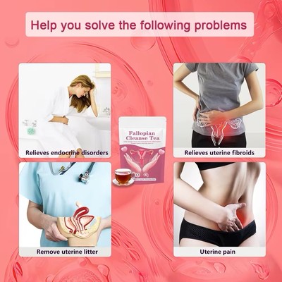 Natural Remedy Fibroid Tea Women Shrink Ovarian Cysts Womb Detox Cleanse Tea