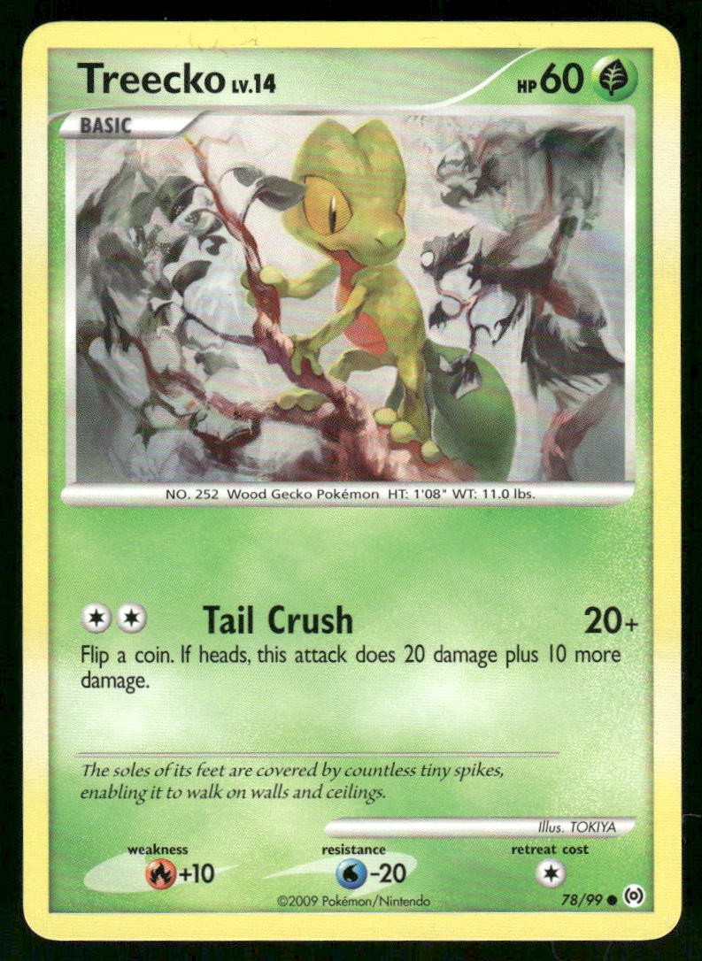 Treecko (78) 78/99 Common Normal NM Pokemon Arceus
