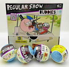 4x Regular Show Rigby Mordecai Blind Ball Figure New Official Exclusive Sealed