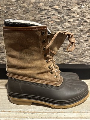 Sorel Boots Vintage 90s Mens Size 7 Ice Pac Wool Liner
