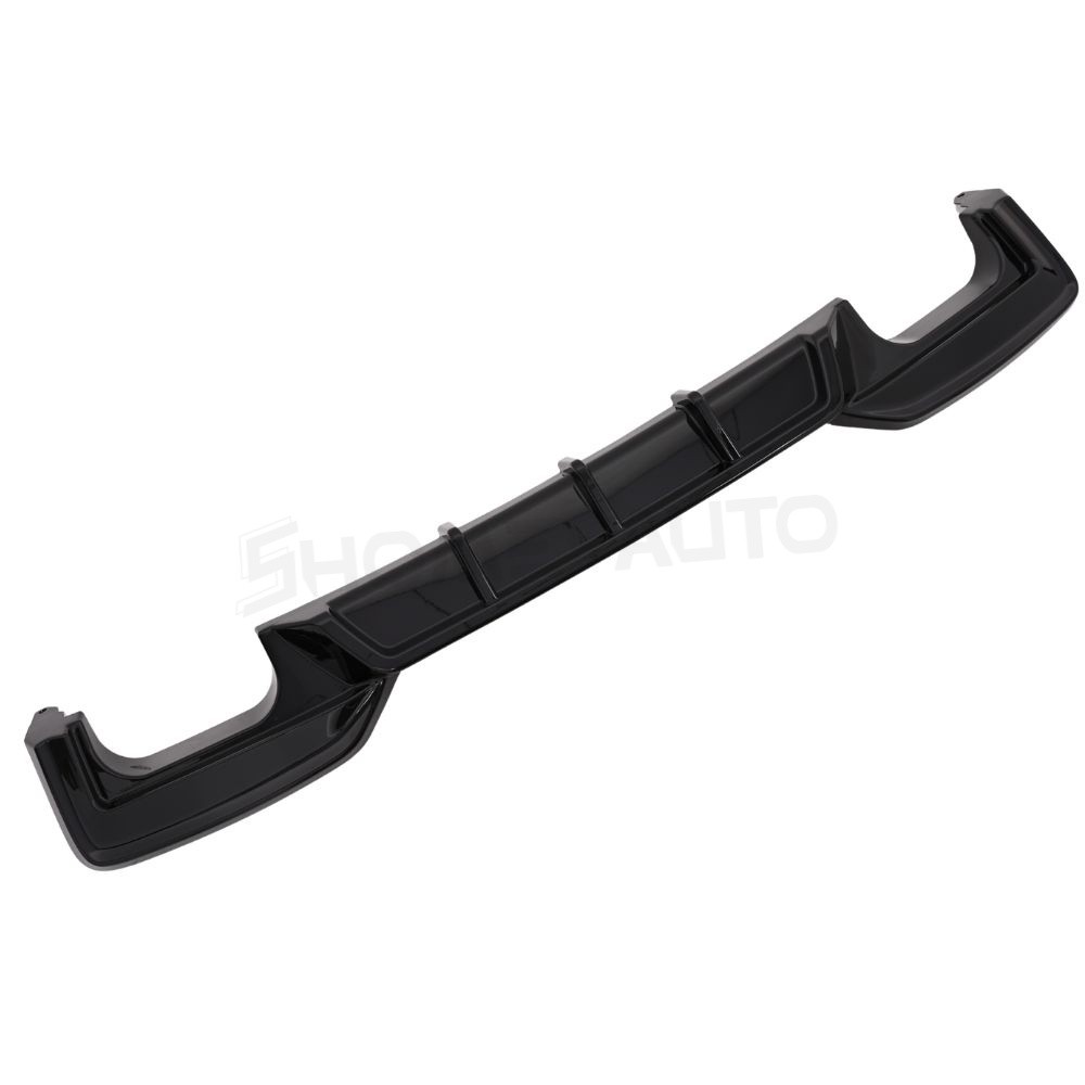 Gloss Black Rear Bumper Lip Diffuser For BMW F06 F12 F13 M6 640i 650i M Sport