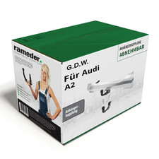 G.D.W. Anhängerkupplung abnehmbar für Audi A2 02.2000-08.2005 AHK