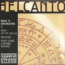 Belcanto 3/4 Bass G String: Medium
