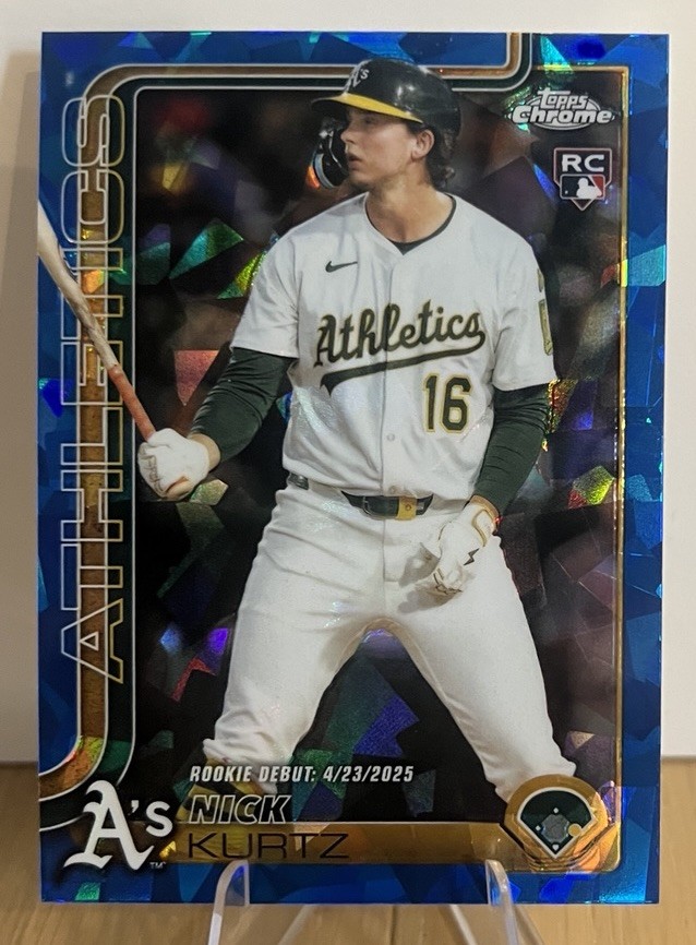 2025 Topps Chrome Update Sapphire - Nick Kurtz # USC180 (RC)