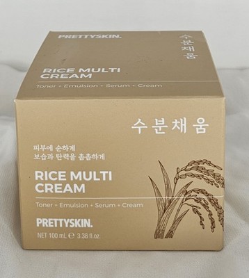 RETTYSKIN Rice Multi Cream | 4-in-1 Toner + Emulsion + Serum + Cream 3.38 fl Oz