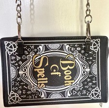 Spirit Halloween Book Of Spells Witch Crossbody Bag With Chain
