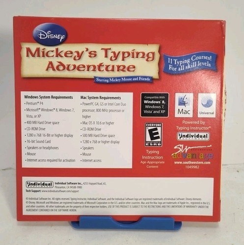 Disney Mickey's Typing Adventure Starring Mickey Mouse and Friends (PC CD-Rom) - Picture 3 of 7
