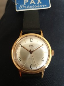 Montre Mécanique Vintage Pax – Étanche, Occasion, Style Rétro Sans Marque